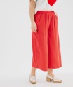 Pantacourt large en Lyocell et viscose femme grande taille[MISSING]
